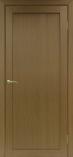 Дверь межкомнатная из экошпона Оптима Порте Турин 501.1 Орех глухая